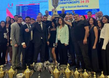 Պայրագտարեան Ներկայ Գտնուեցաւ Համալսարաններու Մարմնակրթութեան Լիբանանեան Ֆետերասիոնի Տարեկան Ձեռնարկին