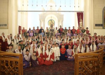 Տօն Գալստեան Հոգւոյն Սրբոյ.  100 Դպիր-Դպրուհիներու, 15 Կիսասարկաւագներու Եւ 6 Սարկաւագներու Հաւաքական Ձեռնադրութիւն