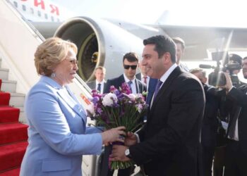 Ռուսիոյ Դաշնային Ժողովի Դաշնութեան  Խորհուրդի Նախագահը Կ՛այցելէ Հայաստան