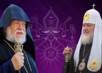 Ռուս Եկեղեցւոյ Հոգեւոր Պետ Քիրիլ Պատրիարքը Կը Շնորհաւորէ Արամ Ա. Կաթողիկոսին Գահակալութեան 30 Ամեակը