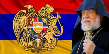 «Հայաստանի Հանրապետութեան Հզօրացումը  Իւրաքանչիւր Հայու Եւ Ամբողջ Հայութեան  Աւագ Պարտաւորութիւնն Է»  Շեշտեց Արամ Ա. Կաթողիկոս
