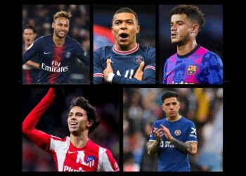 Պատմութեան Ամէնէն Արժէքաւոր  Փոխանցումները Եւ Խումբերը