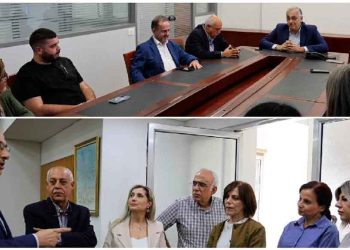 ՀՅԴ Լիբանանի Կեդրոնական Կոմիտէի Պատուիրակութիւնը Այցելեց Ազգային Միացեալ Վարժարան Եւ ԼՕԽ-ի «Արաքսի Պուլղուրճեան» Ընկերաբժշկական Կեդրոն
