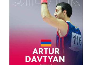 Մարմնամարզութիւն.   Արթուր Դաւթեան` Փոխախոյեան