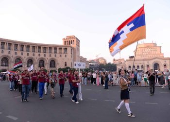 Խմբագրական ՀՄԸՄ-ի «Մարզիկ» Պաշտօնաթերթի.  Արցախո՛վ