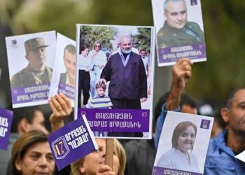 Բողոքի Ցոյց` Ի Պաշտպանութիւն Հայաստանի  Քաղաքական Բանտարկեալներուն  Եւ Պաքուի Մէջ Պահուող Հայ Գերիներուն