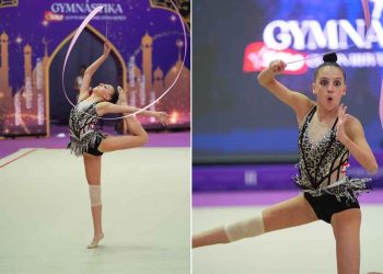 Գեղարուեստական Մարմնամարզութիւն. Սերաֆինա Սերոբեան Արծաթէ Մետալ Շահեցաւ