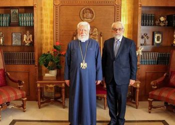 ՀՅԴ Բիւրոյի Անդամ Յակոբ Բագրատունի Այցելեց Արամ Ա. Կաթողիկոսին