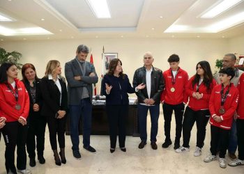 Պայրագտարեան Մրցանակակիր Լիբանանցի Մարզիկներ Պատուեց