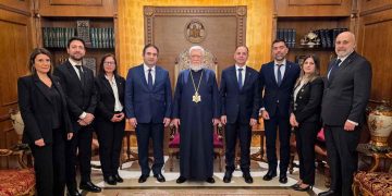 Վեհափառ Հայրապետը Ընդունեց ՀՄԸՄ-ի  Լիբանանի Շրջանային Նորընտիր Վարչութիւնը