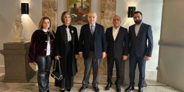 Համազգայինի Լիբանանի Շրջանային Վարչութեան Հանդիպումը Լիբանանի Մշակոյթի Նախարարին Հետ