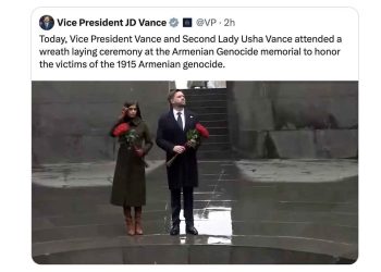 Վանսի «Էքս»-ի Էջին Վրայ Ծիծեռնակաբերդ Այցելութեան Մասին Գրառումը Ջնջուած Է, Ապա Հրապարակուած Առանց «Հայոց Ցեղասպանութիւն» Բառերու