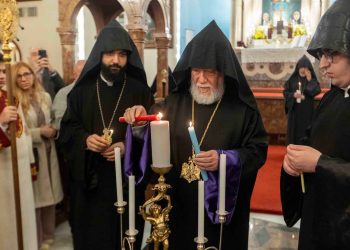 Աւագ Շաբաթը Անթիլիասի Սուրբ Գրիգոր Լուսաւորիչ Մայր Տաճարին Մէջ