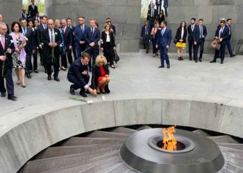 Մաքրոն. «Ֆրանսան Կ՛ոգեկոչէ 1915 Թուականի  Հայոց Ցեղասպանութեան Տարելիցը  Եւ Կը Խոնարհի Զոհերու Յիշատակին Առջեւ»