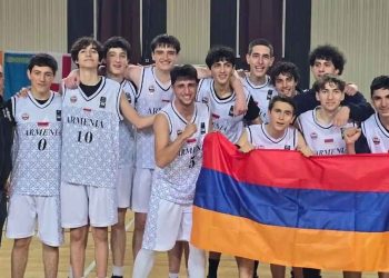 Պասքեթպոլ. Հայաստանի Պատանիները` Արծաթ Մետալակիր