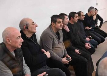 Պաքուի Մէջ Կը Շարունակուի Ապօրինաբար  Պահուող Արցախի Ռազմաքաղաքական  Ղեկավարներու Կեղծ Դատավարութիւնը