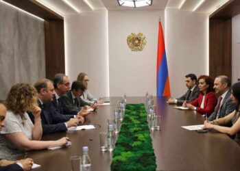 Գրիգորեան Եւրոպական Միութեան  Նոր Առաքելութեան Պատուիրակութեան Հետ  Քննարկած Է Համագործակցութեան Հարցեր