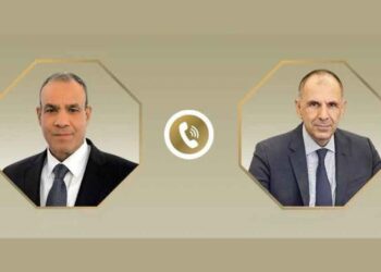 Եգիպտոսի Եւ Յունաստանի Արտաքին Գործոց  Նախարարներու Միջեւ Հեռաձայնային  Հաղորդակցութիւն