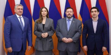 «Հայաստան» Խմբակցութեան Պատգամաւորները  Միացեալ Նահանգներու Հաւատարմատարին Հետ  Քննարկեցին «Թրամփի Ուղի» Նախագիծը