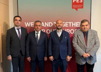 Իշխան Սաղաթէլեան Հանդիպեցաւ Եւրոպայի Ընկերվարականներու Կուսակցութեան Ընդհանուր Քարտուղարի Տեղակալին